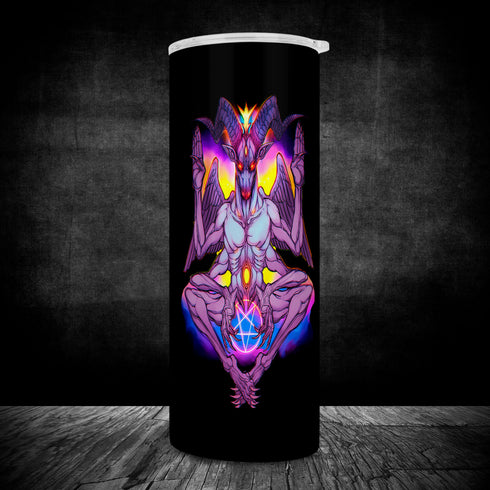 Psychedelic Baphomet Tumbler