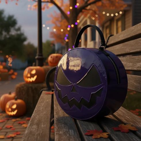 Purple Pumpkin Handbag