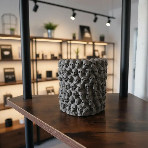 Porta Lápices Cráneos