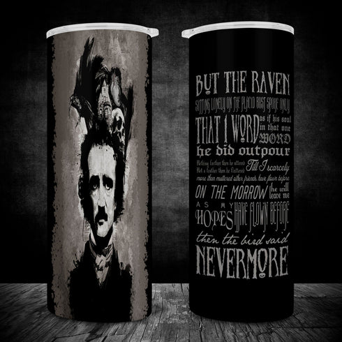 Edgar Allan Poe Poem Tumbler
