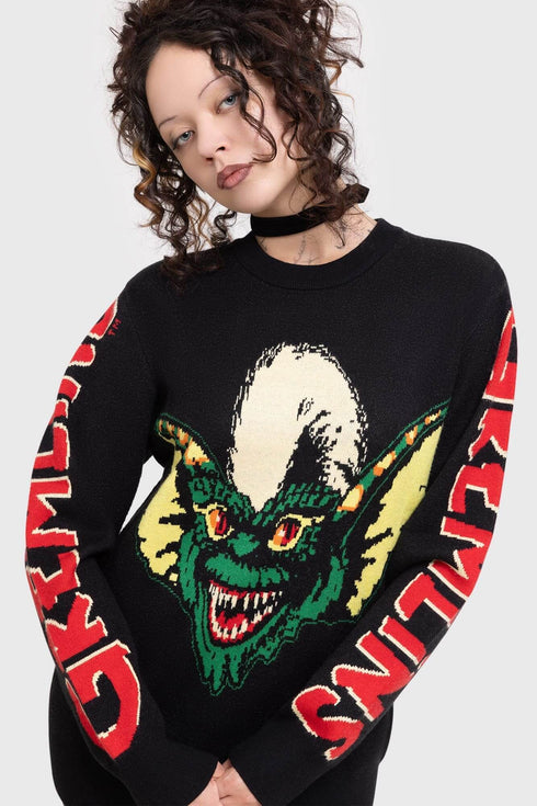Gremlin Stripe Knit Sweater Unisex