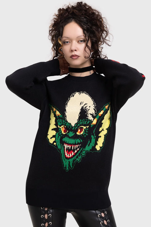 Gremlin Stripe Knit Sweater Unisex