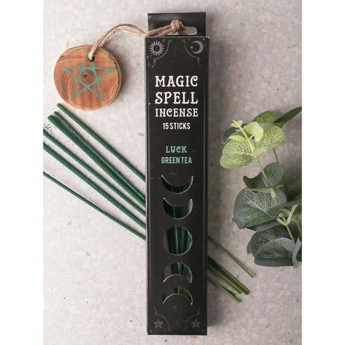 Green Tea 'Luck' Spell Incense Sticks
