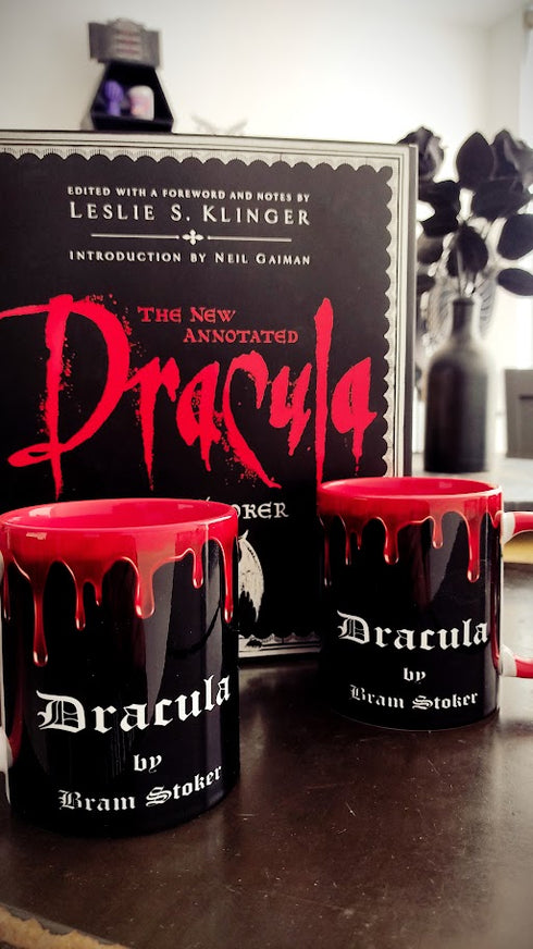 Taza Vampírica Sangrante Dracula Bram Stoker