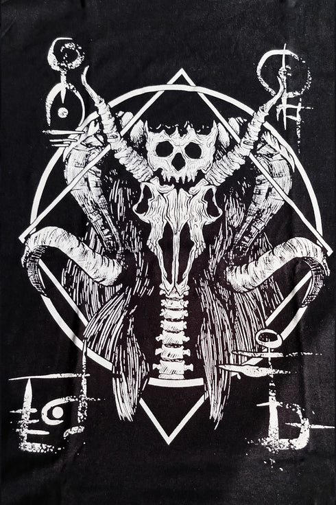 Evil Baphomet Skull T-Shirt