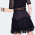 Pentagram Mini Skirt With Net Overlayed