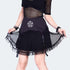 Pentagram Mini Skirt With Net Overlayed