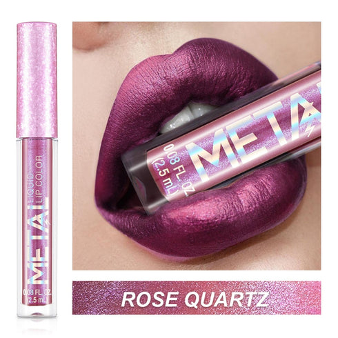 Labial Metálico Rose Quartz