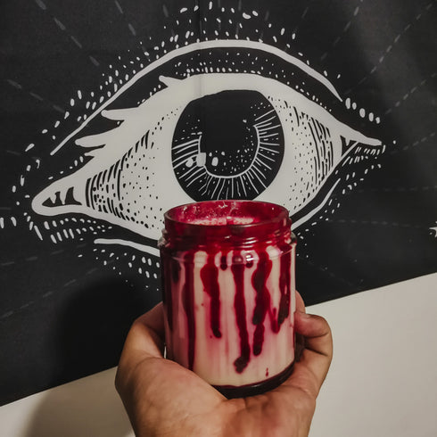 VELA AROMÁTICA FRASCO ENSANGRENTADO