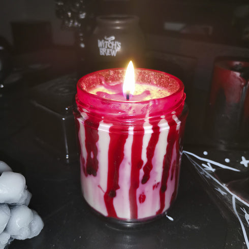 VELA AROMÁTICA FRASCO ENSANGRENTADO