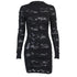 Shadow Shred Bodycon Dress