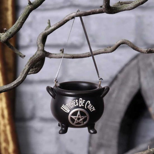 Witches be Crazy Hanging Ornament 6.1cm