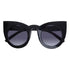 Big Cat Eyes Sunglasses - Black Tinted
