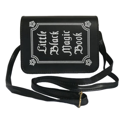 LITTLE BLACK MAGIC BOOK HANDBAG
