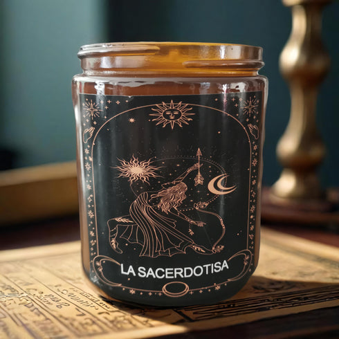 Vela Aromática - LA SACERDOTISA - Colección Tarot