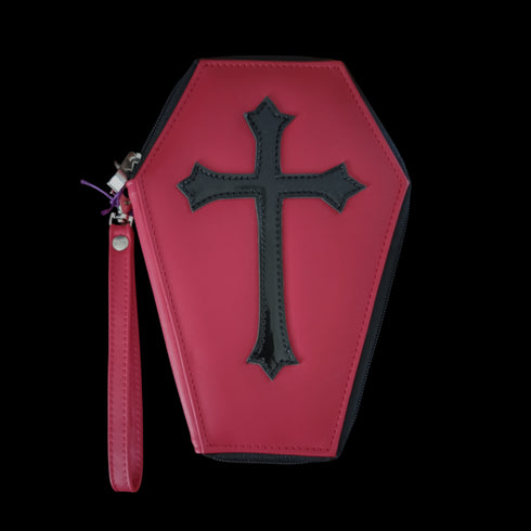 Cartera Ataúd y Pentagrama - Sangre