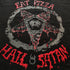 EAT PIZZZA HAIL SATAN T-SHIRT