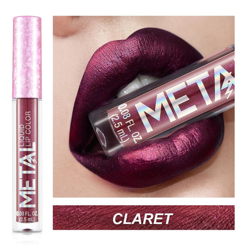 Labial Metálico Claret