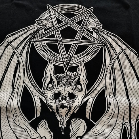BAT AND PENTAGRAM T-SHIRT