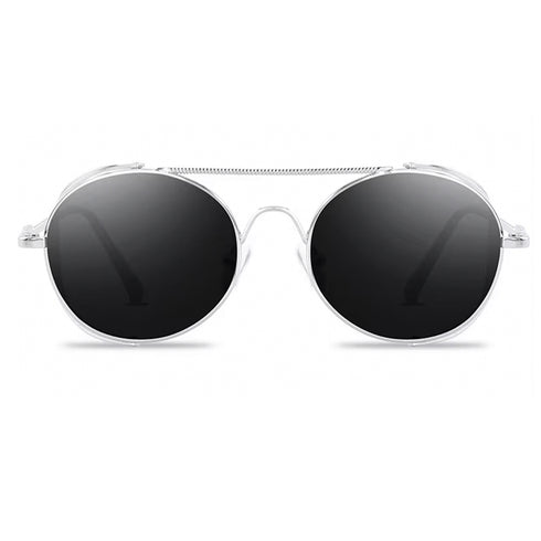 Steampunk Silver Sunglasses