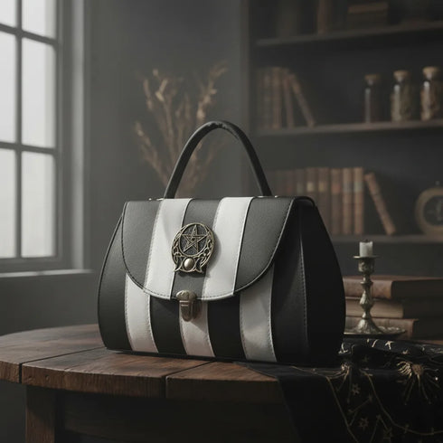 Triple Moon Stripes Handbag
