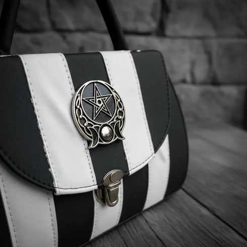 Triple Moon Stripes Handbag