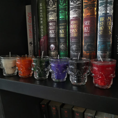 Velas aromáticas colección Calaveritas