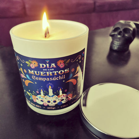 Vela aromática - Café - Colección Día de los Muertos