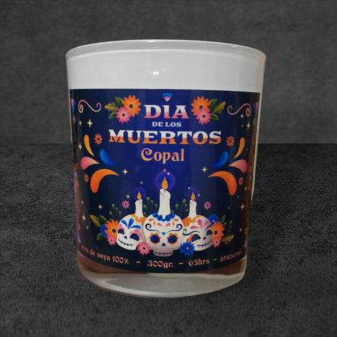 Vela aromática - Copal - Colección Día de los Muertos