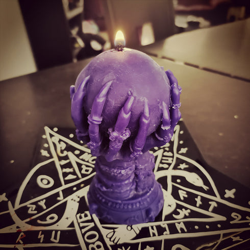 Vela magia negra - Morada