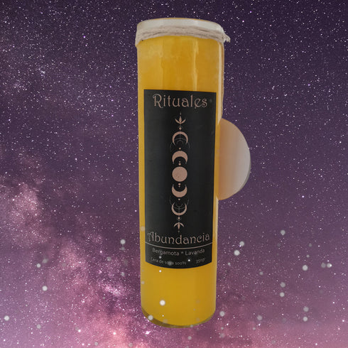 Vela mágica con intención - Abundancia - Colección Rituales