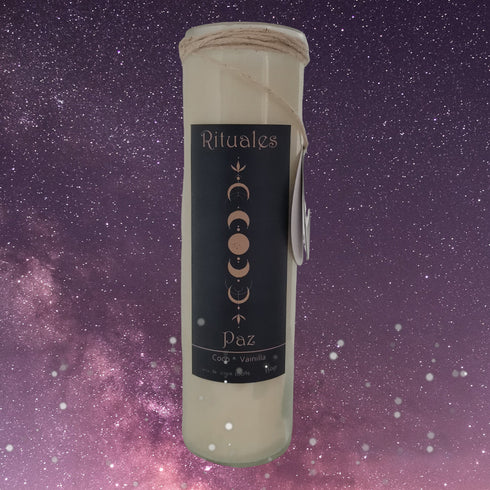Vela mágica con intención - Paz - Colección Rituales