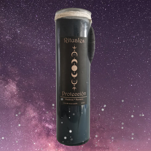 Vela mágica con intención - Protección - Colección Rituales