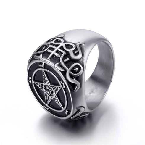 All Hail Baphomet Ring