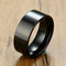Black plain ring
