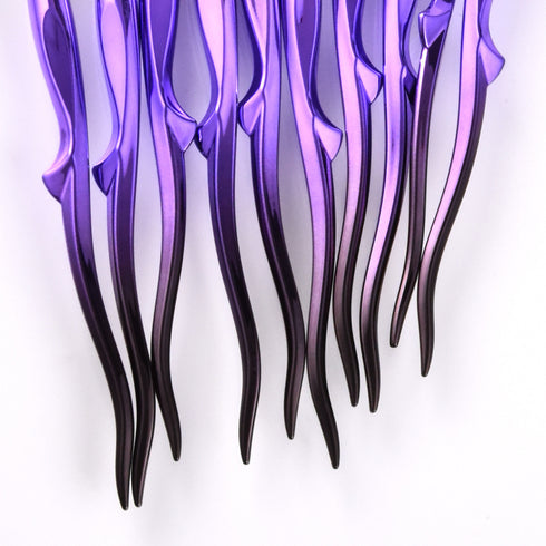 Pro Set Cosmetic Makeup Brushes 10pcs - Purple