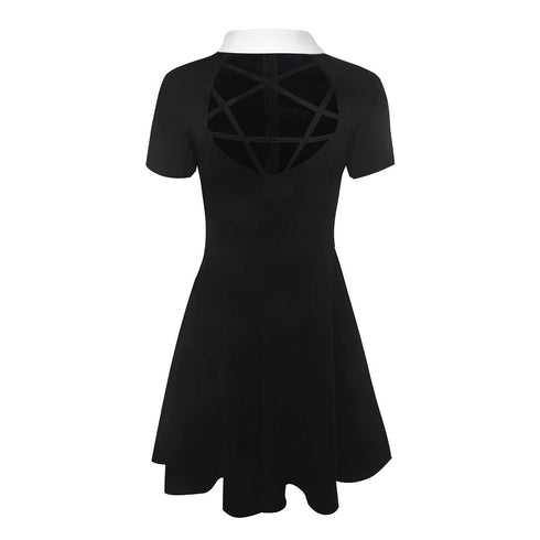 Vestido escote de pentagrama