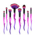 Pro Set Cosmetic Makeup Brushes 10pcs - Pink