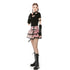 Millennium hottie metal rock heart pink gird skirt KW189