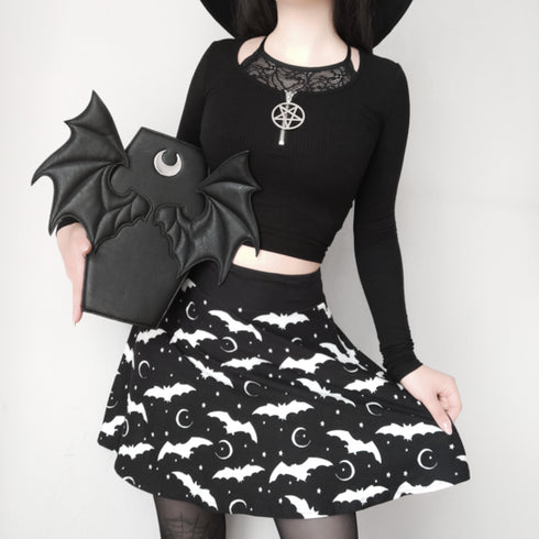 SKATER SKIRT | STARRY MOON BATS