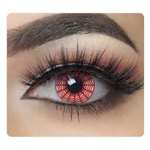 Spider Web White and Red