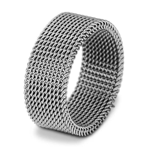 Mesh Ring Silver