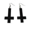 Upside Down Cross Earrings