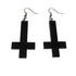 Upside Down Cross Earrings