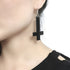 Upside Down Cross Earrings