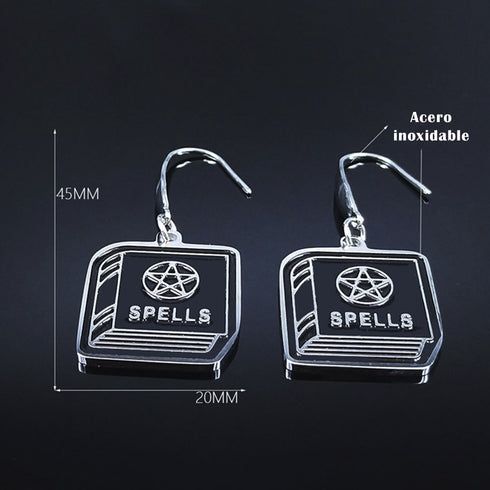 Spell Book Earrings