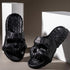 Skull Sandals Black
